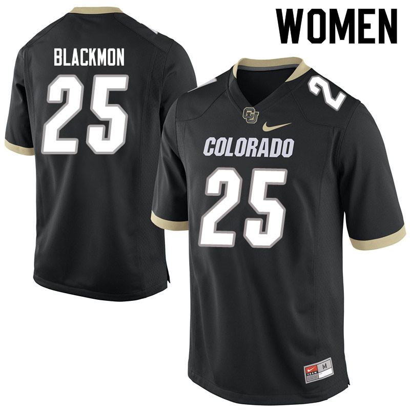 Women #25 Mekhi Blackmon Colorado Buffaloes College Football Jerseys Sale-Black - Click Image to Close